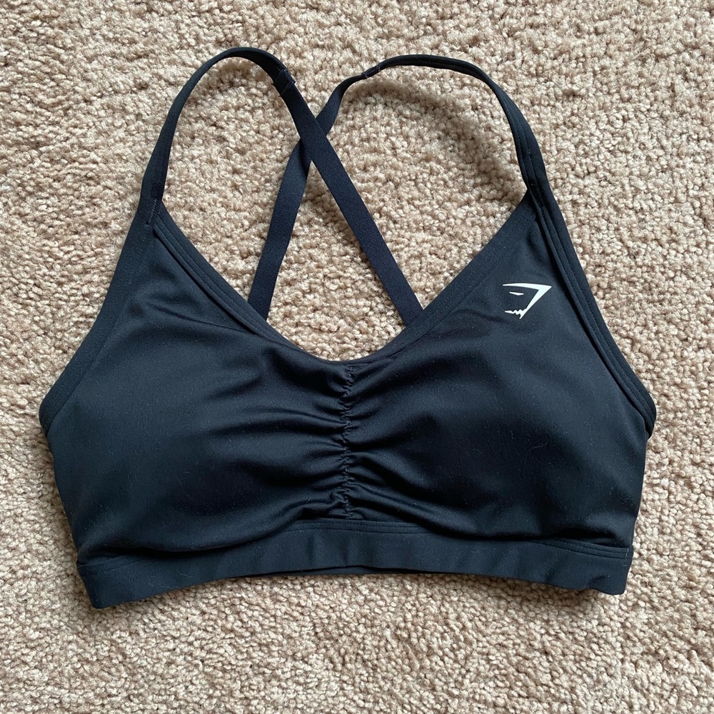 Gymshark ruched sports bra